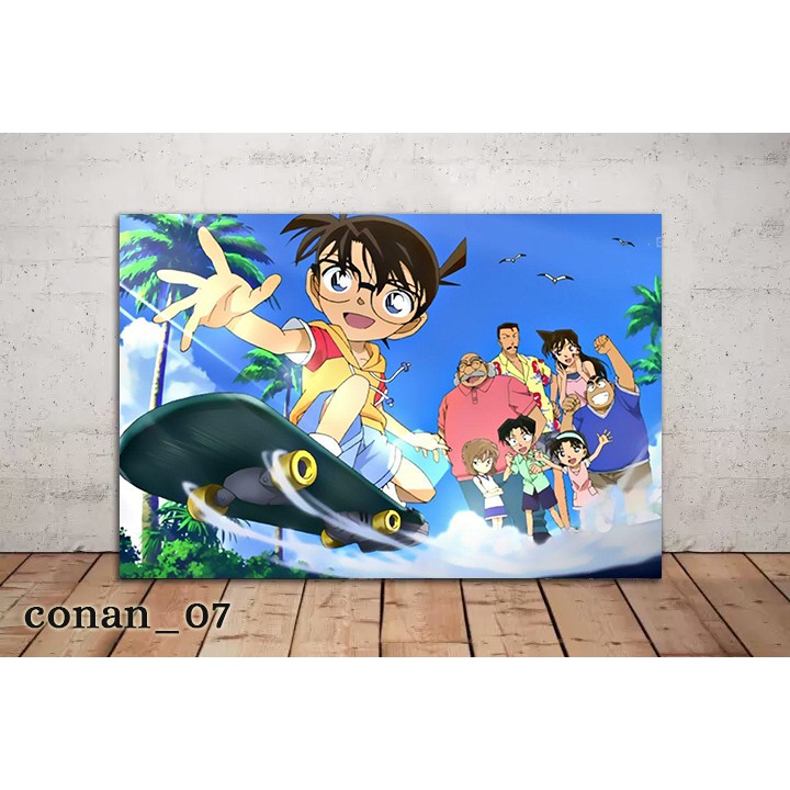 Poster Kayu Detective Conan/Hiasan Dinding Kayu mdf 6mm/Dekorasi Dinding/Dekorasi Kamar/Poster Conan