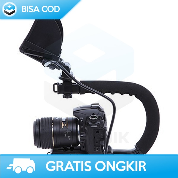 STBALIZIER GRIP VIDEO HANDLE KAMERA BY FEOCON FOR DSLR GOPRO XIAOMI YI