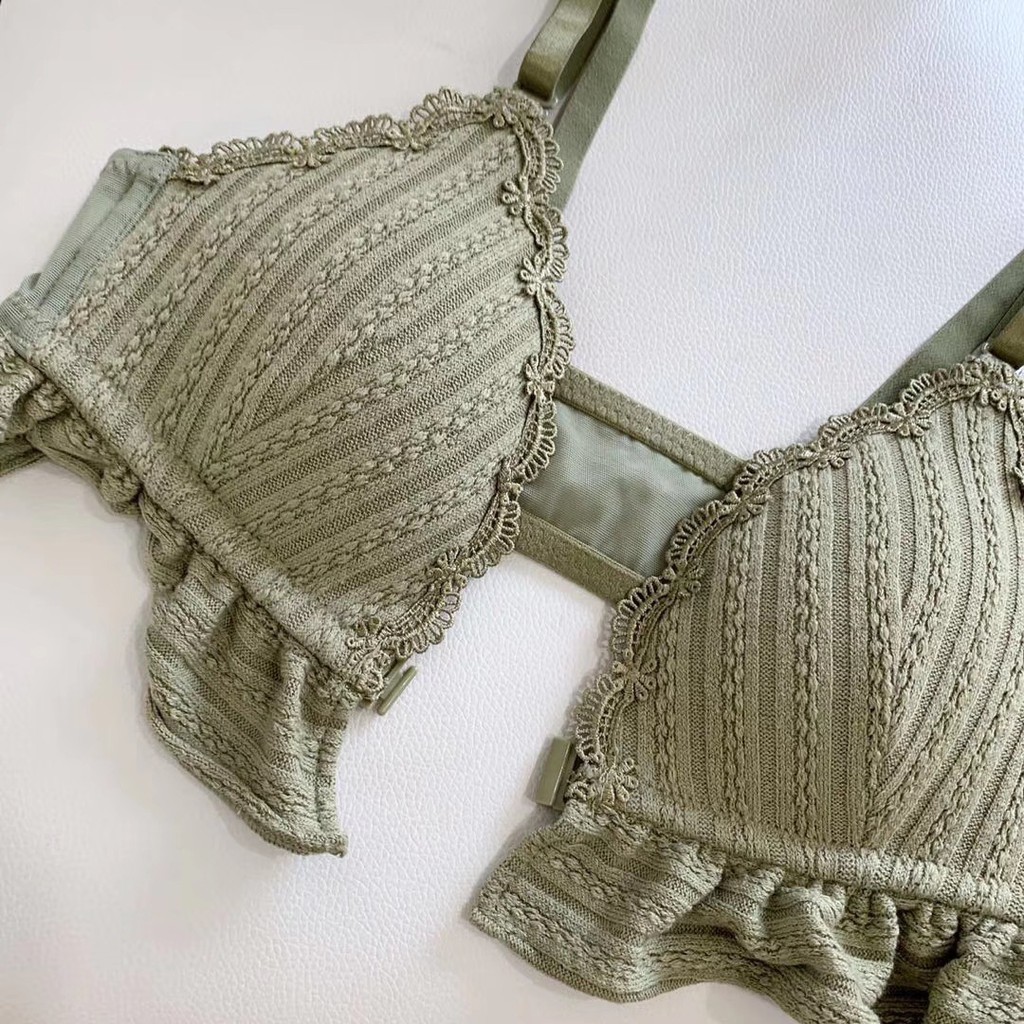 Bra BH Wanita Model Push-Up Isi Busa dengan Tali Strap dan Bahan Lace Hiasan Bordir BH Wanita-7