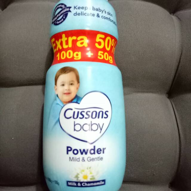 Cussons baby powder extra50% 100g+50g