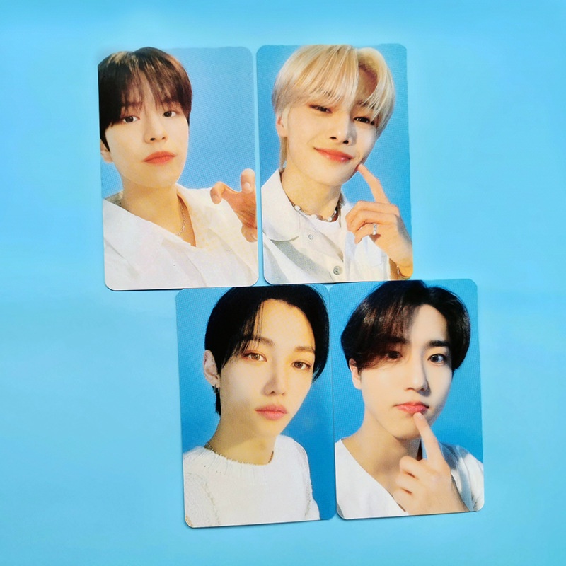 8pcs / Set Kartu Pos Desain Kpop Stray Kids Nacific Ukuran Kecil