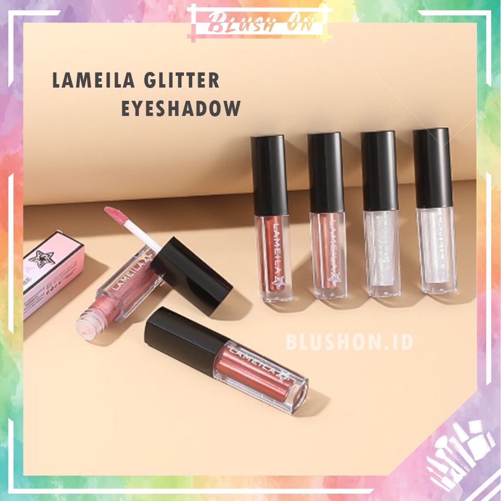 LAMEILA Eyeshadow Glitter Liquid Cair Waterproof Anti Air 1033