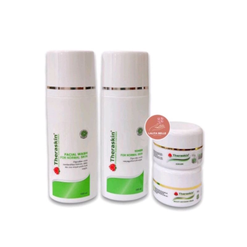 THERASKIN "PAKET NORMAL GLOWING BEAUTY WHITENING BPOM"
