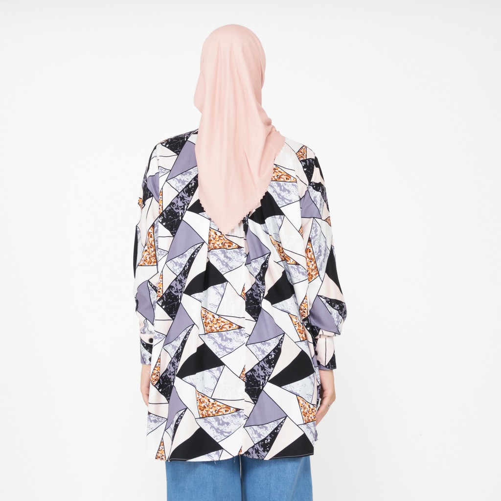 Kemeja Wanita Busui LD 120 Jumbo Bahan Rayon Viscose-5