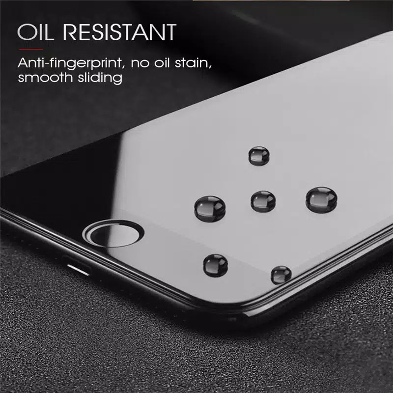 Tempered Glass Warna IPHONE 8 Anti Gores Kaca Full Layar Premium Quality