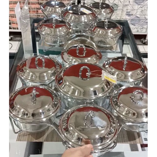 wadah saji / prasmanan set / prasmanan Putar/ prasmanan set tidak putar