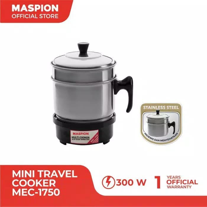 Maspion MEC-1750 Multi Cooker (Alat Masak Serbaguna) 300W 0.5 L MURAH