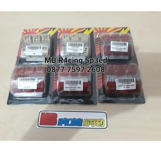 Roller teflon Kawahara 10gr - 15gr Vario  PCX ADV U3S6
