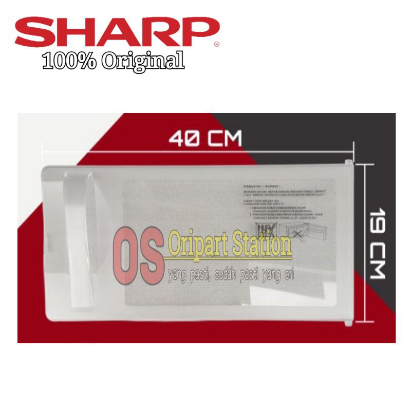 TUTUP FREEZER KULKAS SHARP ORIGINAL KULKAS BUKAAN SAMPING