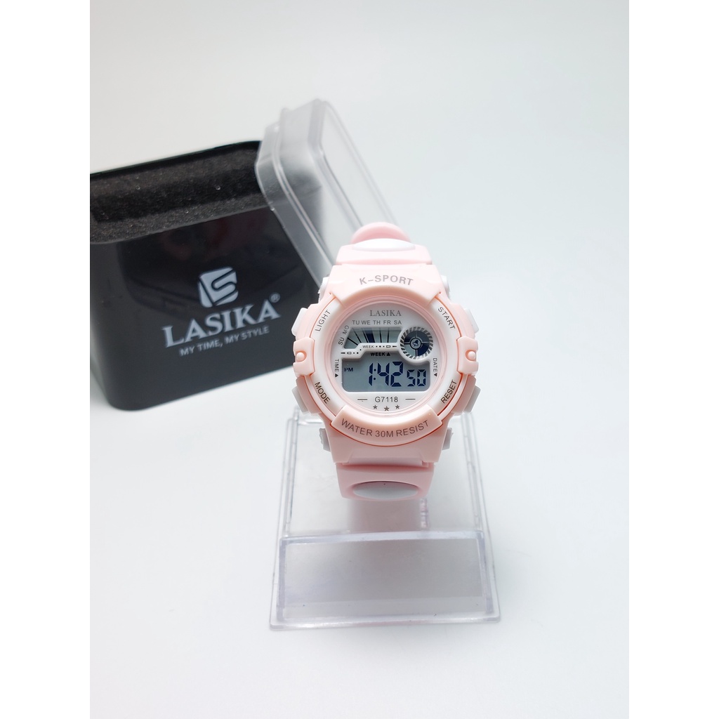 Jam Tangan Anak Merk Lasika Digital Sporty Jam Tangan Anti Type 7118