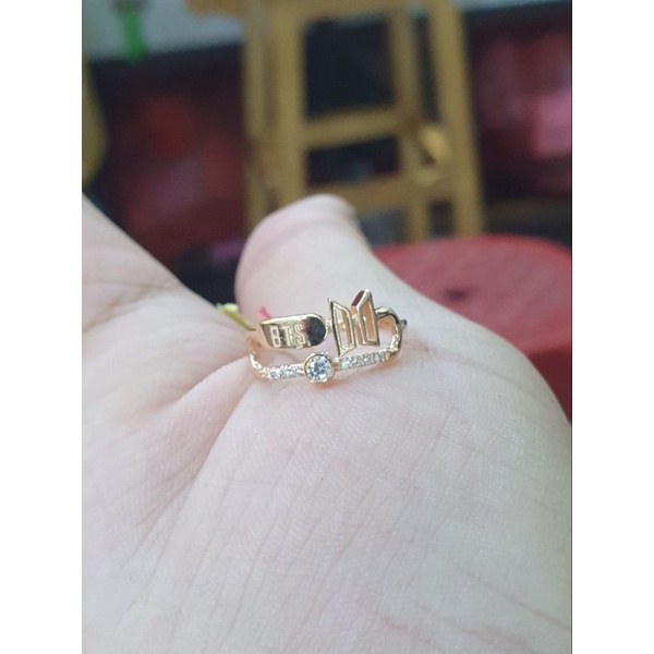 cincin BTS listring emas