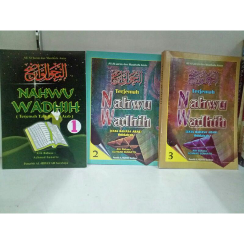Buku Terjemah Nahwu Wadhih Jilid 1,2,3 lengkap