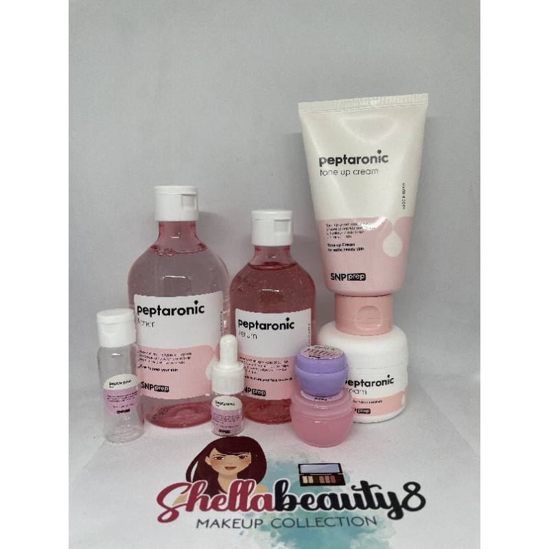 SNP PREP PEPTARONIC TONER SERUM TONE UP CREAM CREAM (share in jar)
