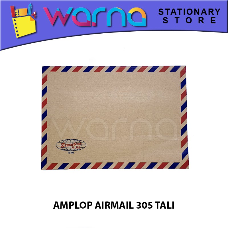 AMPLOP COKLAT AIRMAIL 305 TALI