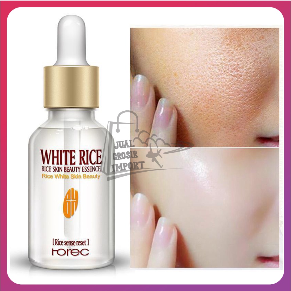 White Rice Serum Alami Penghilang Lingkaran Hitam Natural Organik