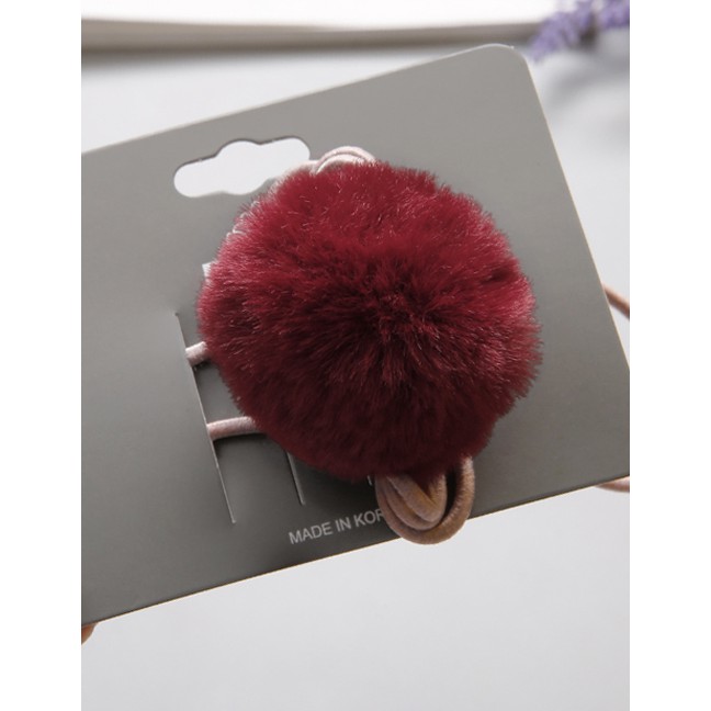 LRC Ikat Rambut Fashion Pom Ball Decorated Hair Band (1 Pc)