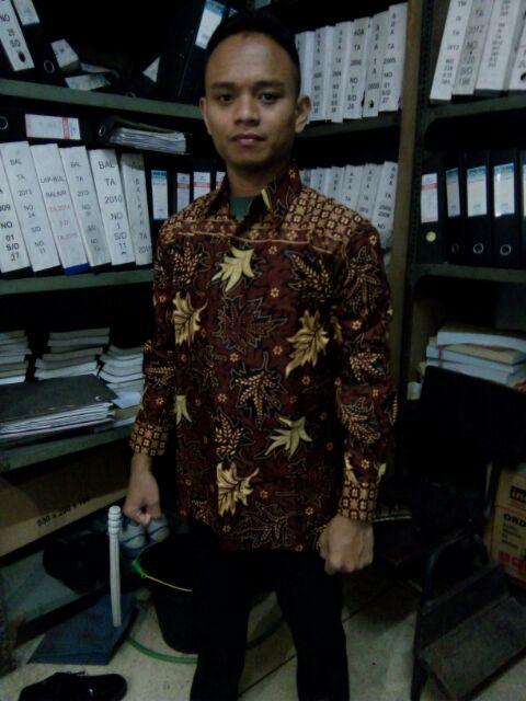 Size M L Xl Xxl Xxxl Bswart Batik Hrb026 Kenongo Hem Pendek Padi Pekalongan M L Xl Batik Pria Murah