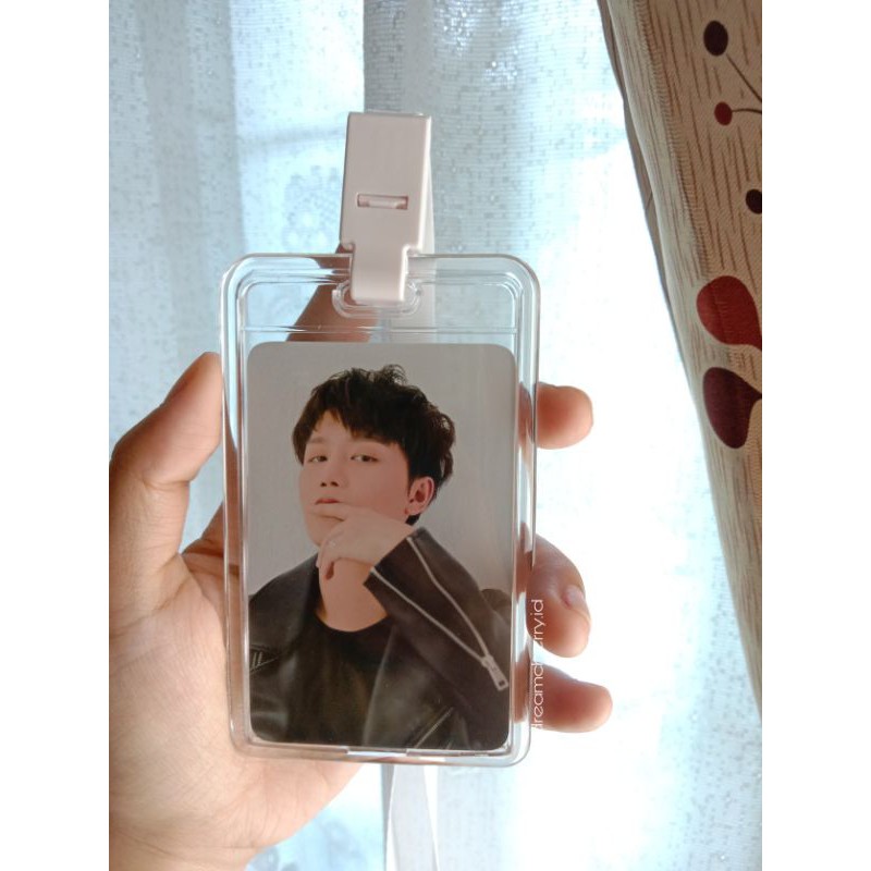 

[ READY ] Acrylic Photocard Holder / Tempat / Case Pc + flower key chain