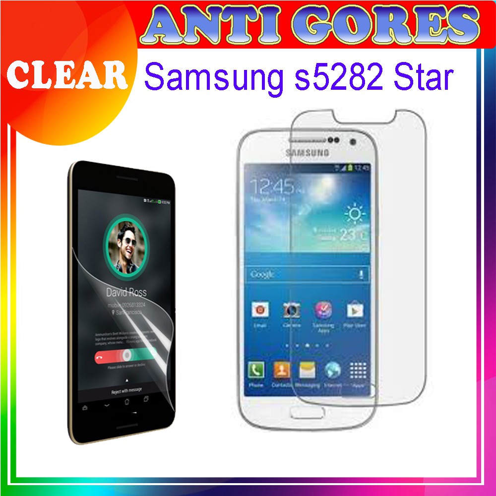 Anti Gores Samsung i759 Infinite i8160 i9100 i9300 s5282 s5830 s6102 s7562 Screenguard Pelindung Layar Gadget Antigores Screen Protector HP Screen Clear Handphone