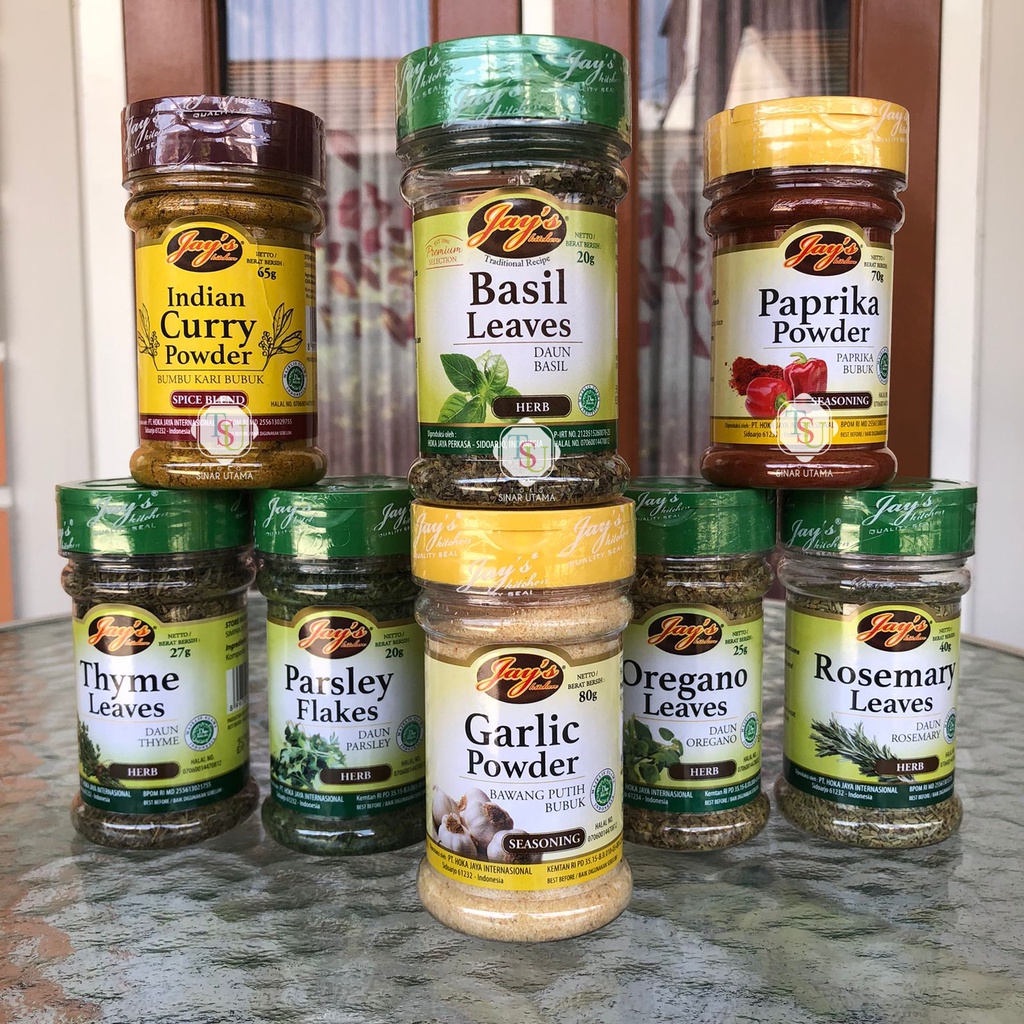 

Seasoning Jays (Garlic / Oregano / Parsley )