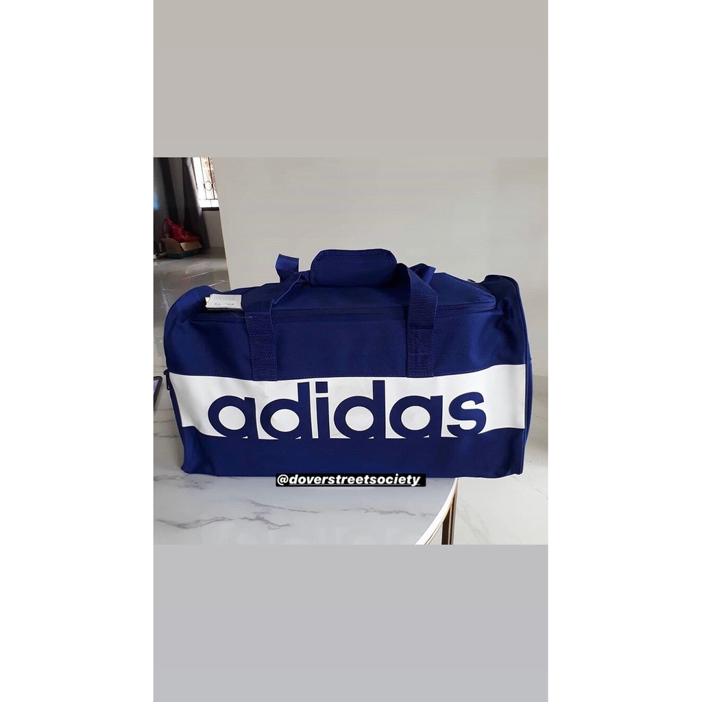 DVS0038 Adidas Linear Duffel Bag Gym Bag Tas Gym Travel bag