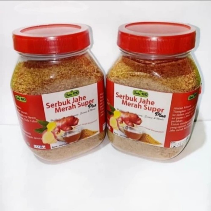 

JAHE MERAH Isi 330 gr Serbuk Jahe Merah SUPER Plus, Multi Manfaat