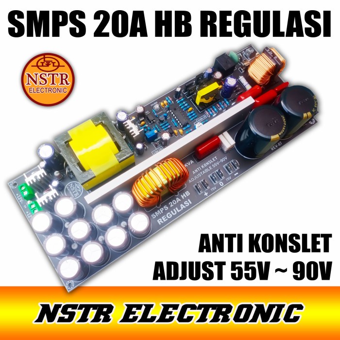 {SellerStore} smps 20A hallbridge anti konslet out bisa set 65v 75v 90v Berkualitas