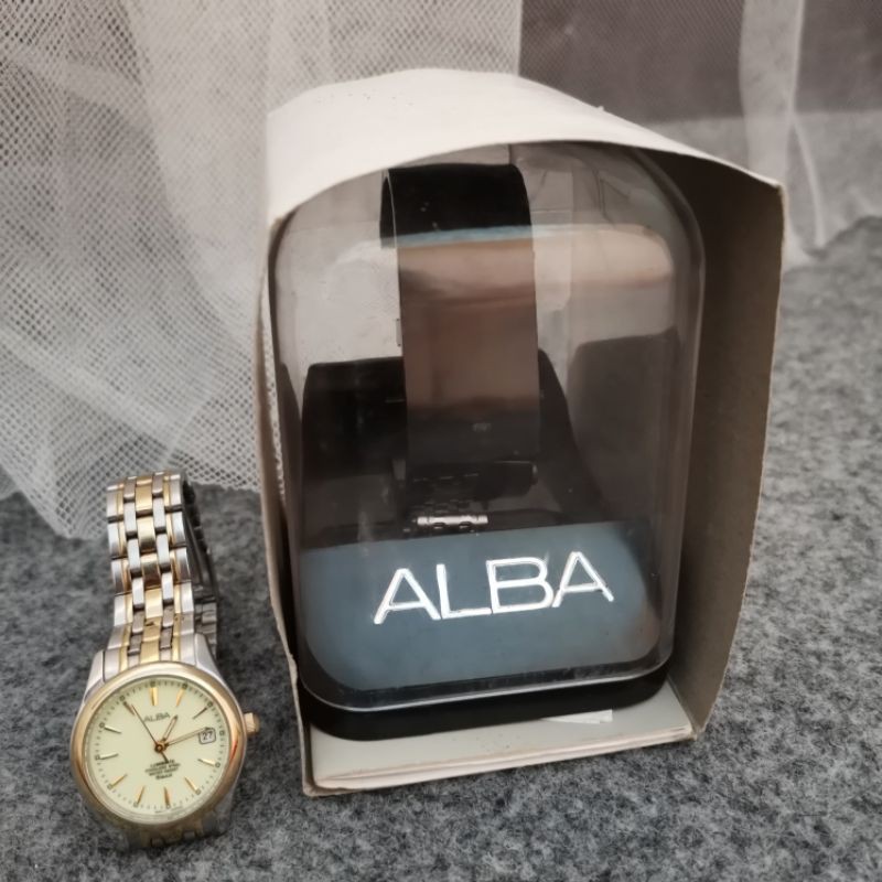 Preloved Alba Watch axt854x1 Wanita Fosfor Menyala Dalam Gelap