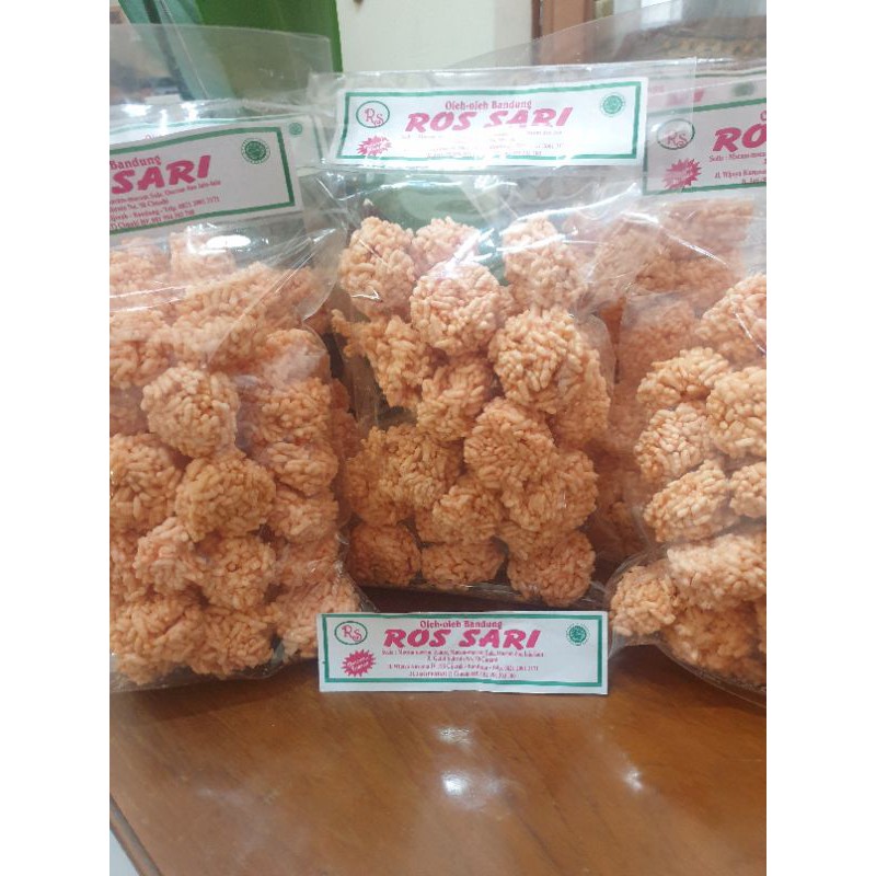 Ranginang Asin Terasi Bulat 200Gr Oleh Oleh Bandung