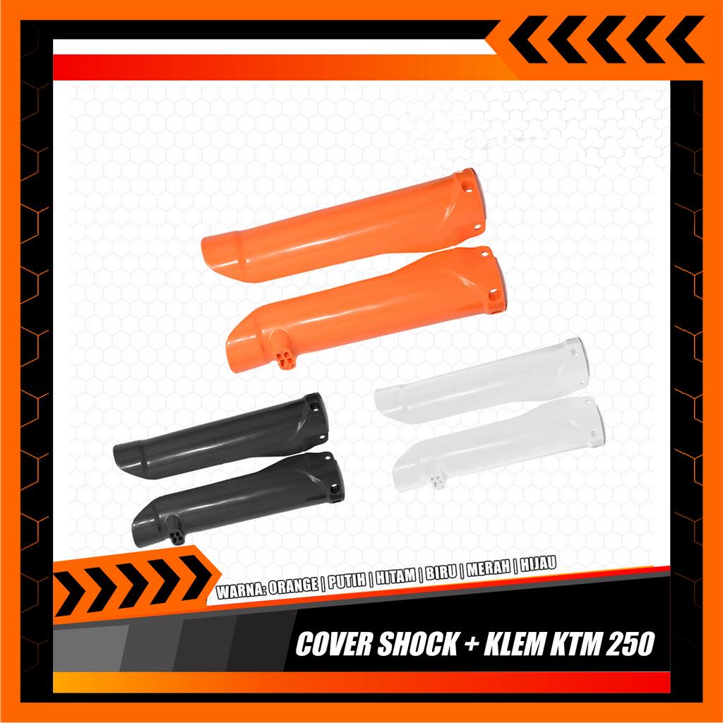 Cover Shock KTM , Cover Shock Depan KTM , Cover Shock USD KTM , Cover Shock KTM 250 , Cover Body KTM