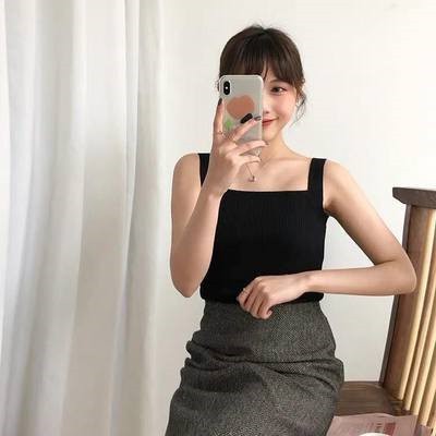 Korean square neck tanktop