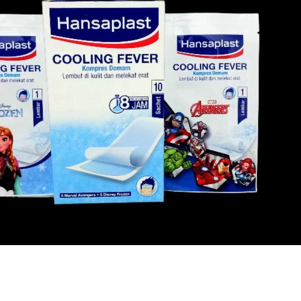 ☆ Hansaplast Cooling Fever 1 box (Isi 10) ✹