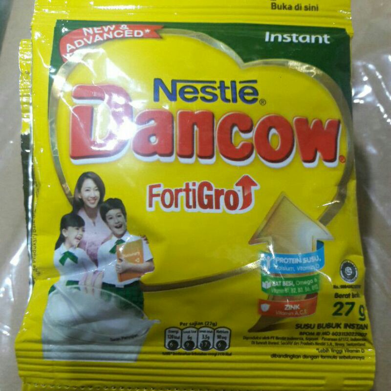 

susu dancow putih sachet 27gram