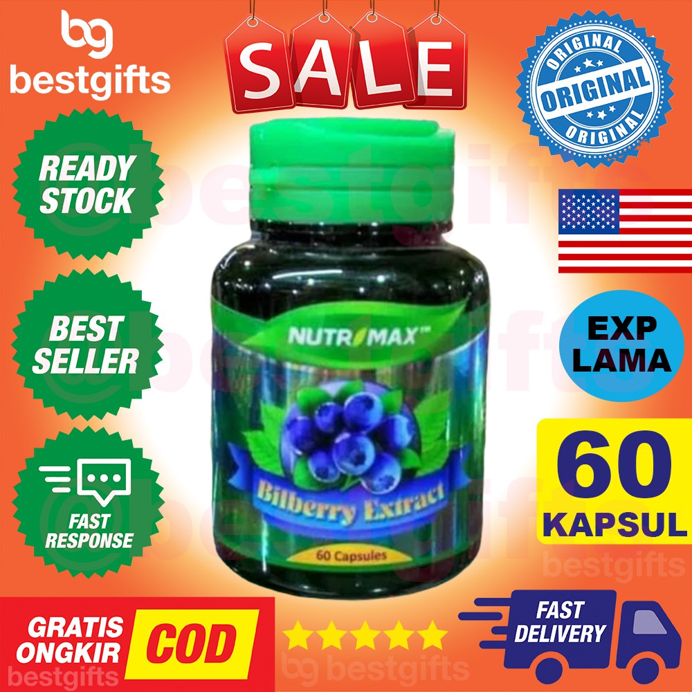 NUTRIMAX BILBERRY EXTRACT 60 KAPSUL