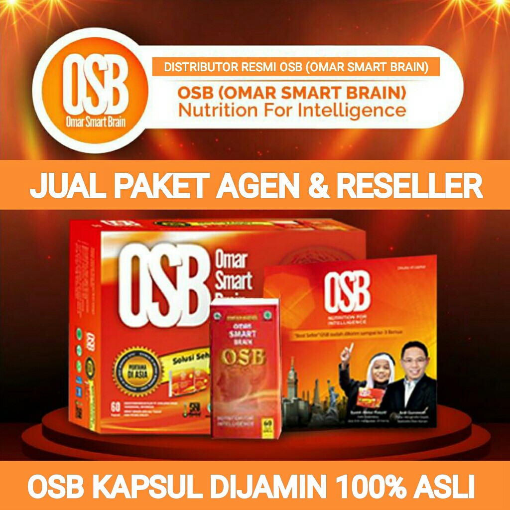 (Omar Smart Brain), Vitamin Otak OSB, Nutrisi Otak OSB, Suplement Otak OSB