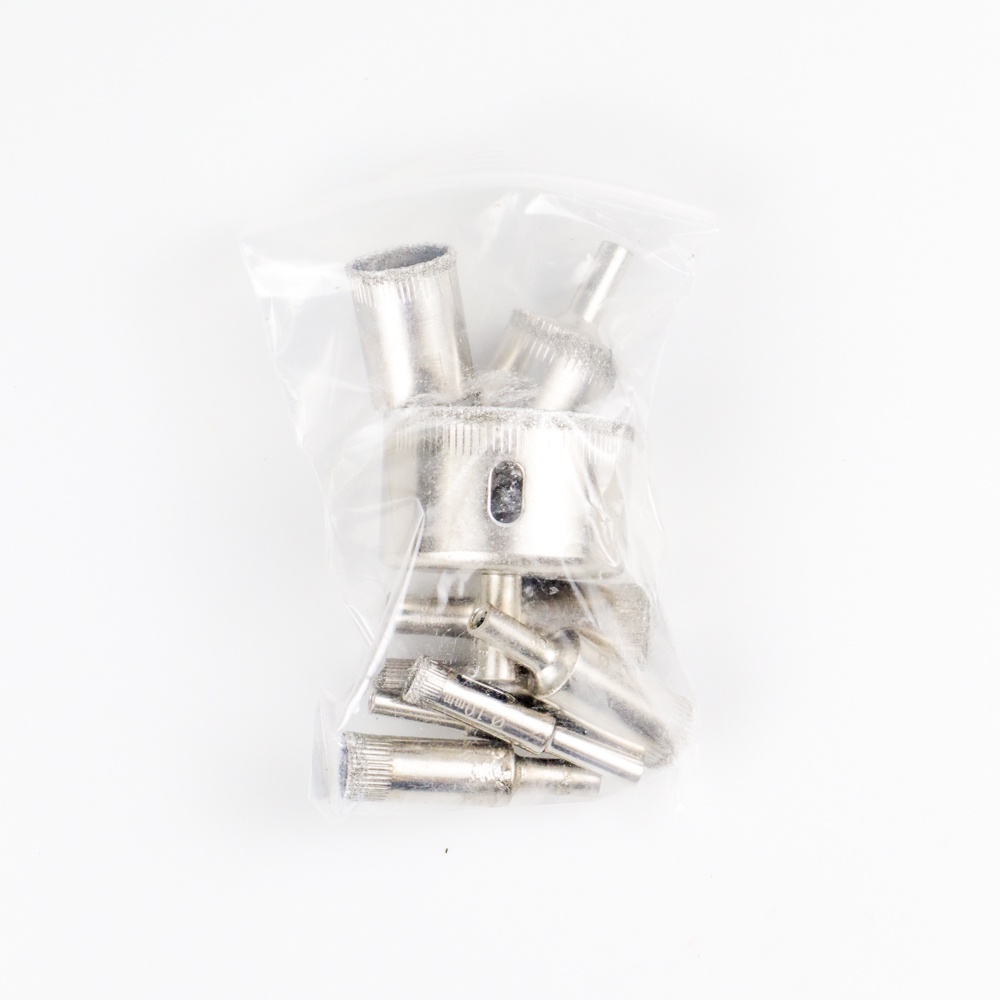 Mata Bor Diamond Coated Hole Saw Drill Bit 8mm-50mm 10 PCS