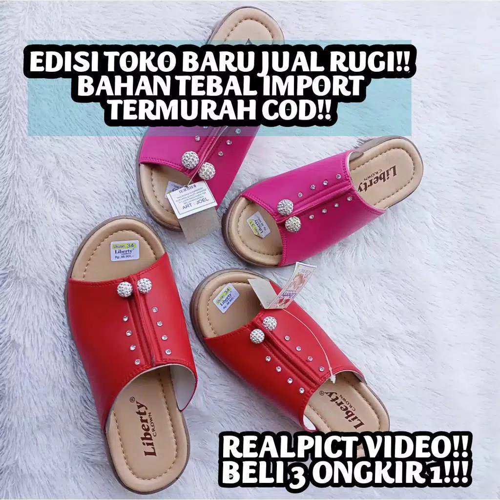 SANDAL PESTA ANAK TINGGI CROWN LIBERTY ORIGINAL TERMURAH