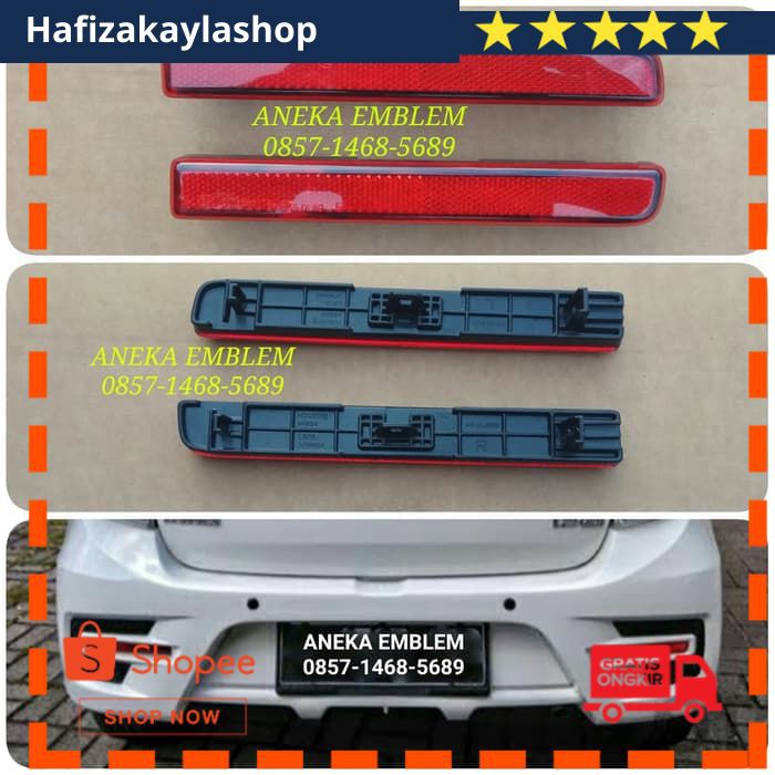 Part mobil reflektor agya - reflektor ayla - mata kucing agya - mata kucing ayla zn 280