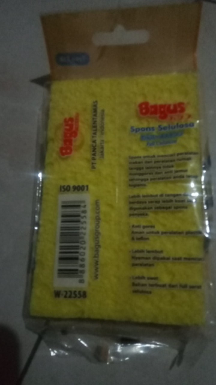 Bagus Spons Selulosa Cuci Perabotan | Piring Dll ( Anti Gores & Lebih Lembut Ditangan )