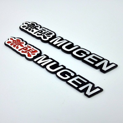 Stiker Logo MUGEN Bahan Metal untuk Fender Belakang Honda