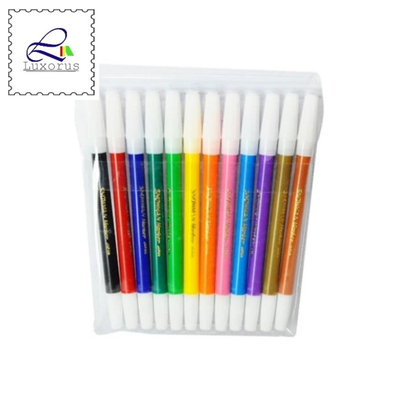 

Spidol Snowman Marker 12 Warna