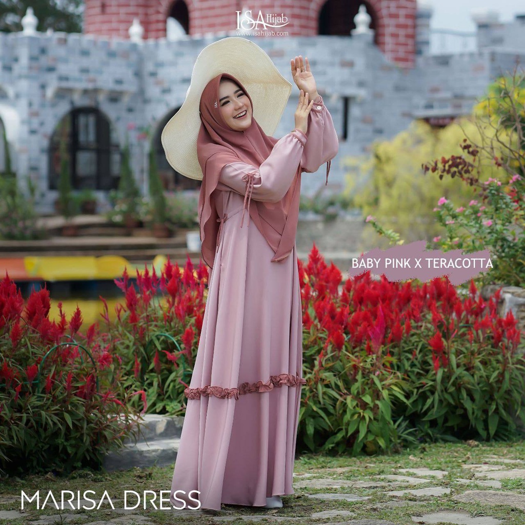 Gamis dewasa MARISA dress  only by Isa Hijab