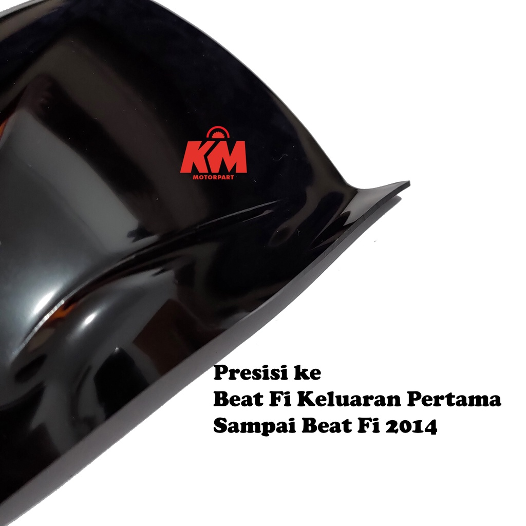 Visor Beat Fi Injeksi 2012 - 2014 TGP Windshield Honda Beat Lama Injection Hitam Pekat Black