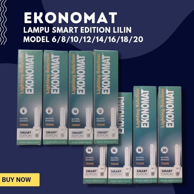 LAMPU EKONOMAT SMART EDITION LILIN 6 - 20 W