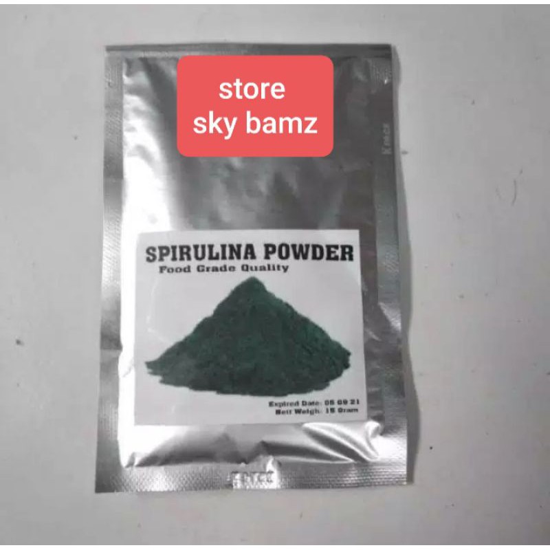 Food Grade Spirulina Powder 15gram