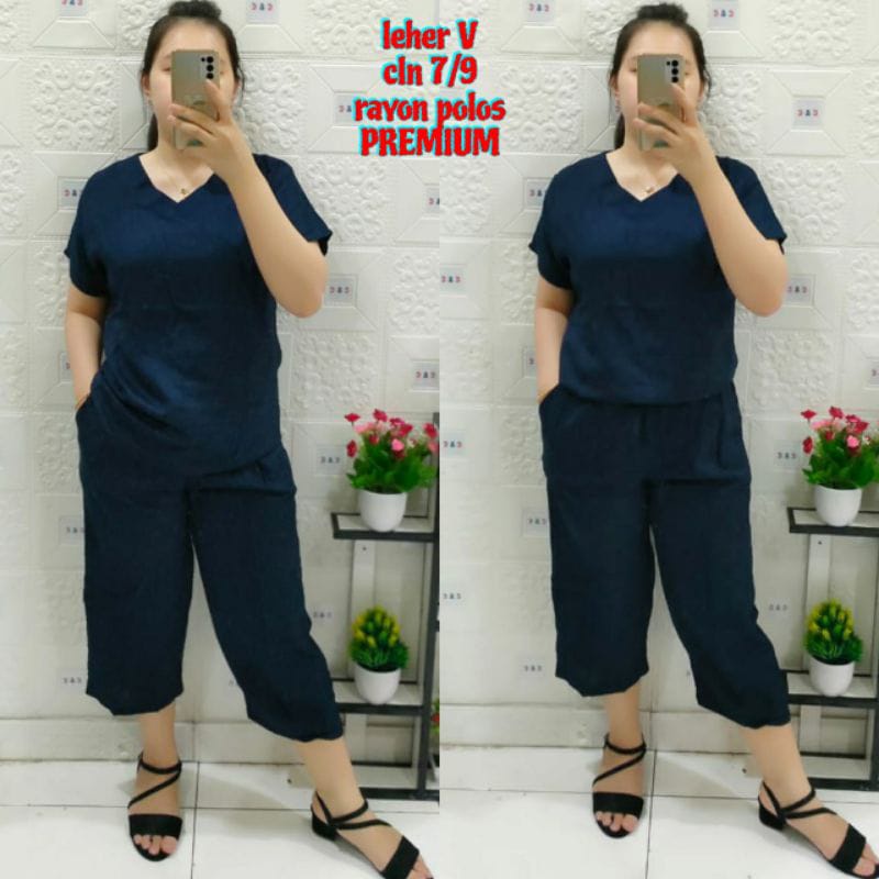 SETELAN ANDIN JUMBO SETELAN KOREAN STILE // SETCEL ANDIN JUMBO XXL // ONE SET JUMBO SETELAN POLOS AN