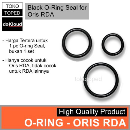 Black O-Ring Seal for ORIS RDA | karet sil silicon oring silikon