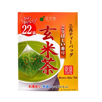 

Kunitaro Genmaicha Tringle Tea Bag 20's/ Premium Green Tea/ Import