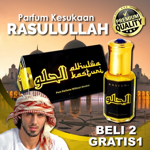 Parfum Pria Non Alkohol Tahan Lama 24 Jam Cocok Buat Sholat | Minyak Wangi Kasturi Ruqyah Original