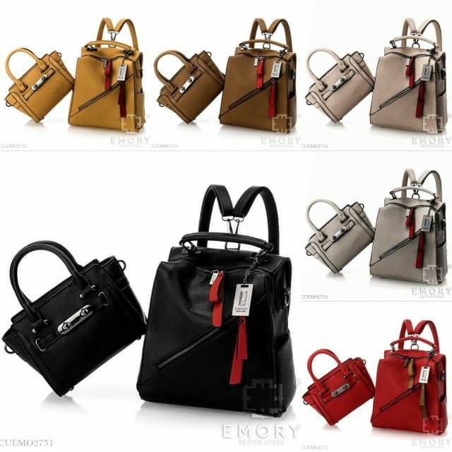 Tas Wanita Terbaru Termurah Ransel Original Emory Nana CUEMO2751
